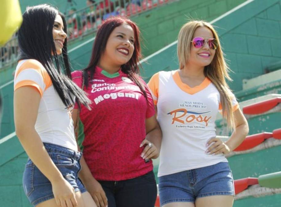 Hermosas catrachas se dieron cita en los diferentes estadios de Honduras