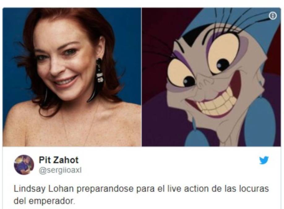 Los memes que generó el aspecto envejecido de Lindsay Lohan