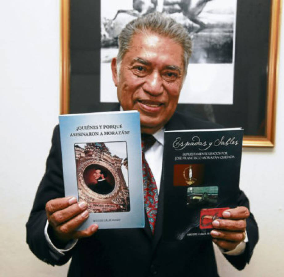 Miguel Cálix presentó nuevos libros sobre Morazán