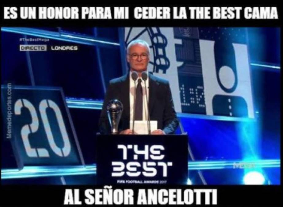 Los divertidos memes de los premios The Best 2021  