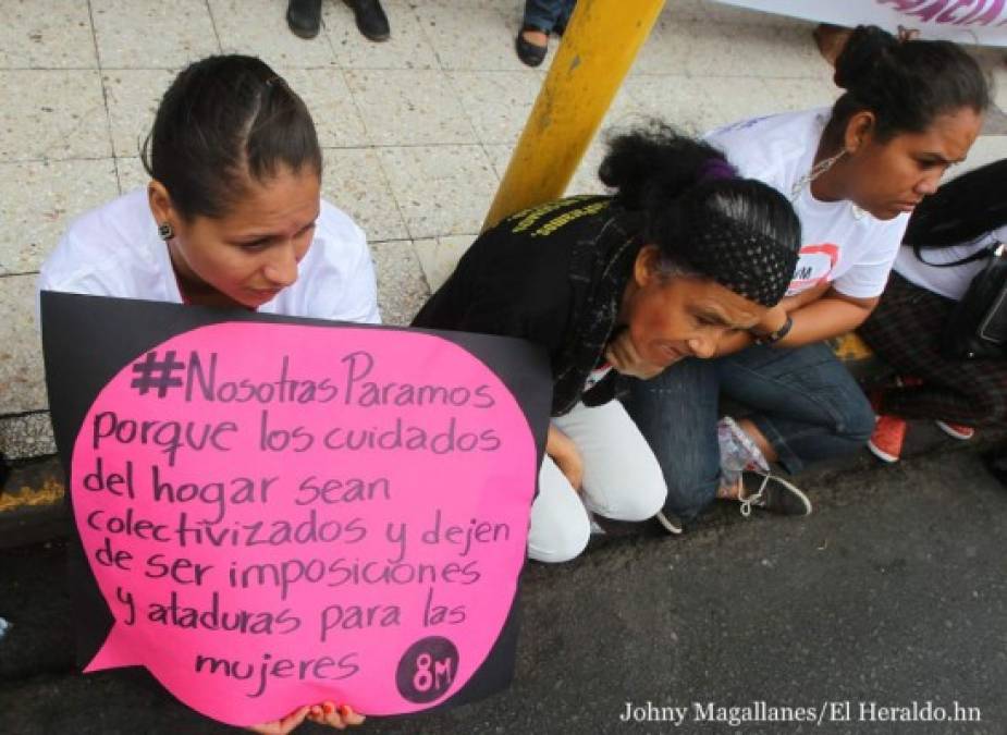 Día Internacional de la Mujer en Tegucigalpa