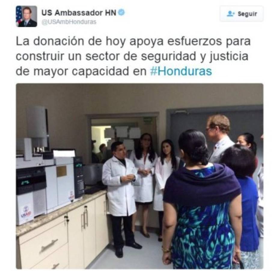 Honduras: EEUU dona $780,000 para equipo y capacitación de Medicina Forense