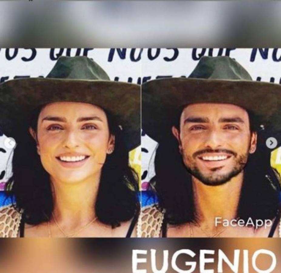 Aislinn Derbez se transforma en hombre con FaceApp y la comparan con Vadhir