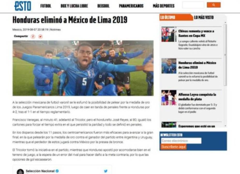 Portadas: ¿Qué dijeron los medios mexicanos tras la derrota del Tri ante Honduras?