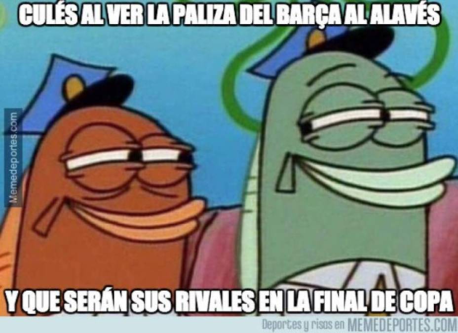 Los divertidos memes de la paliza del Barcelona al Alavés