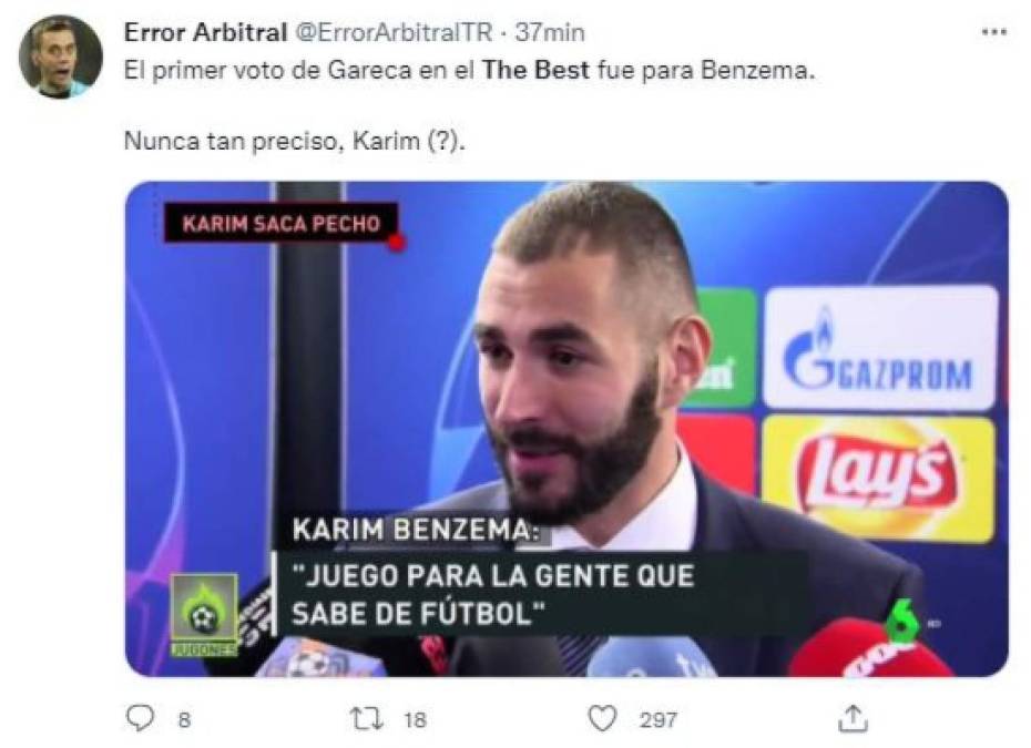 Los divertidos memes de los premios The Best 2021  