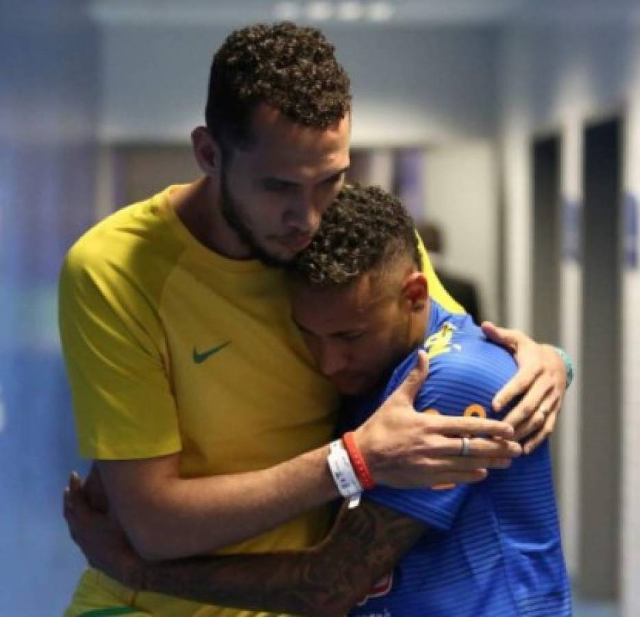 El sentido encuentro entre Neymar y Helio Neto, sobreviviente del Chapecoense