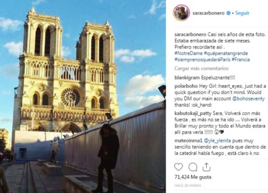 Fotos: Famosos que reaccionaron ante el incendio de la catedral de Notre Dame