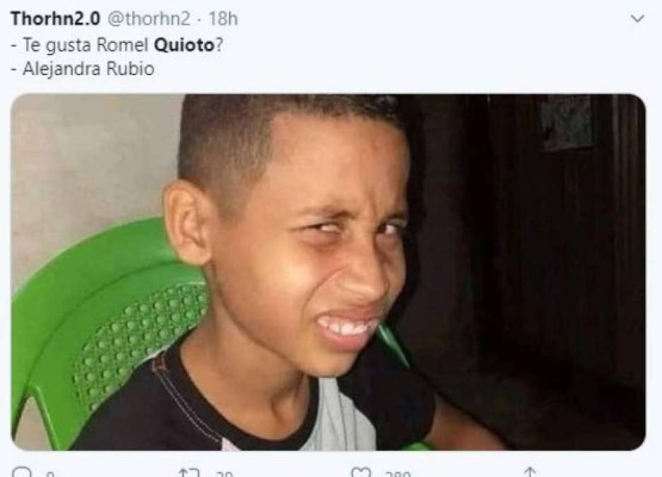 Los memes por el 'desprecio' de Alejandra Rubio a Romell Quioto