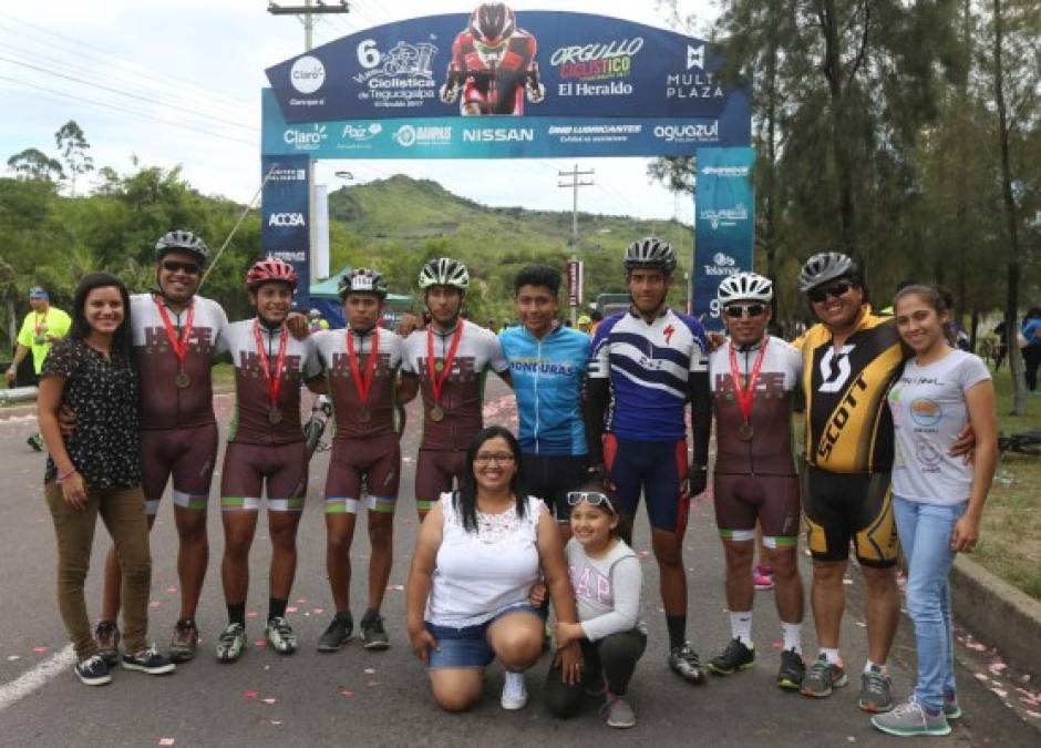 Los clubes ciclísticos que se dieron a conocer a Honduras en la Sexta Vuelta