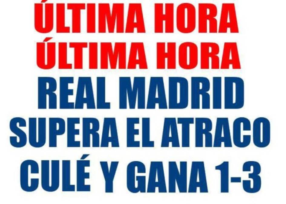 Los mejores memes de la victoria del Real Madrid vs Barcelona en la Supercopa