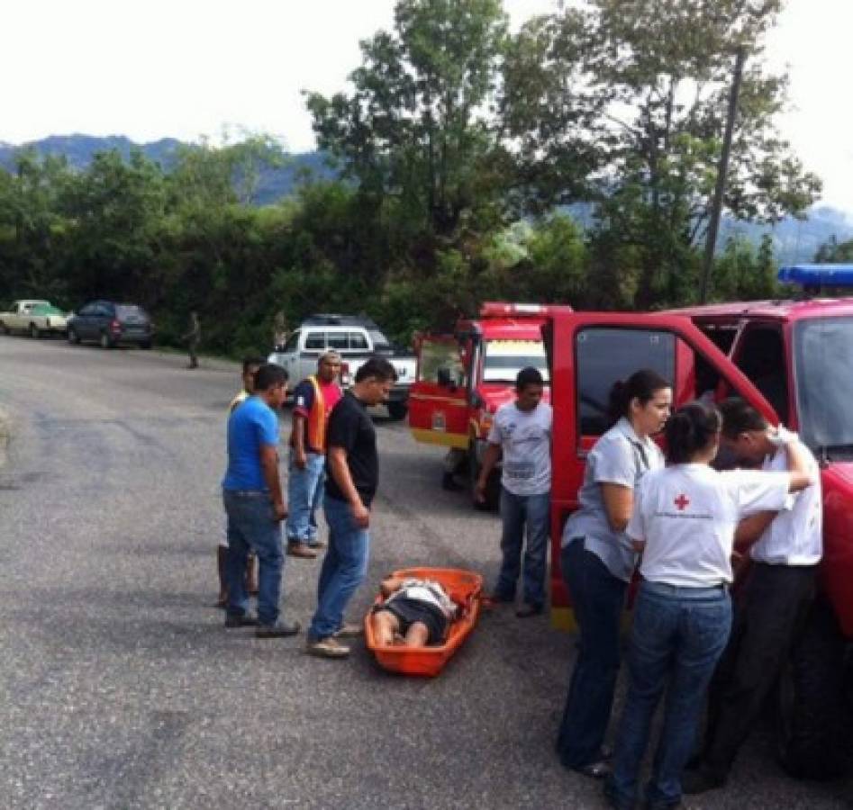 Lista preliminar de víctimas en San Juan de Opoa