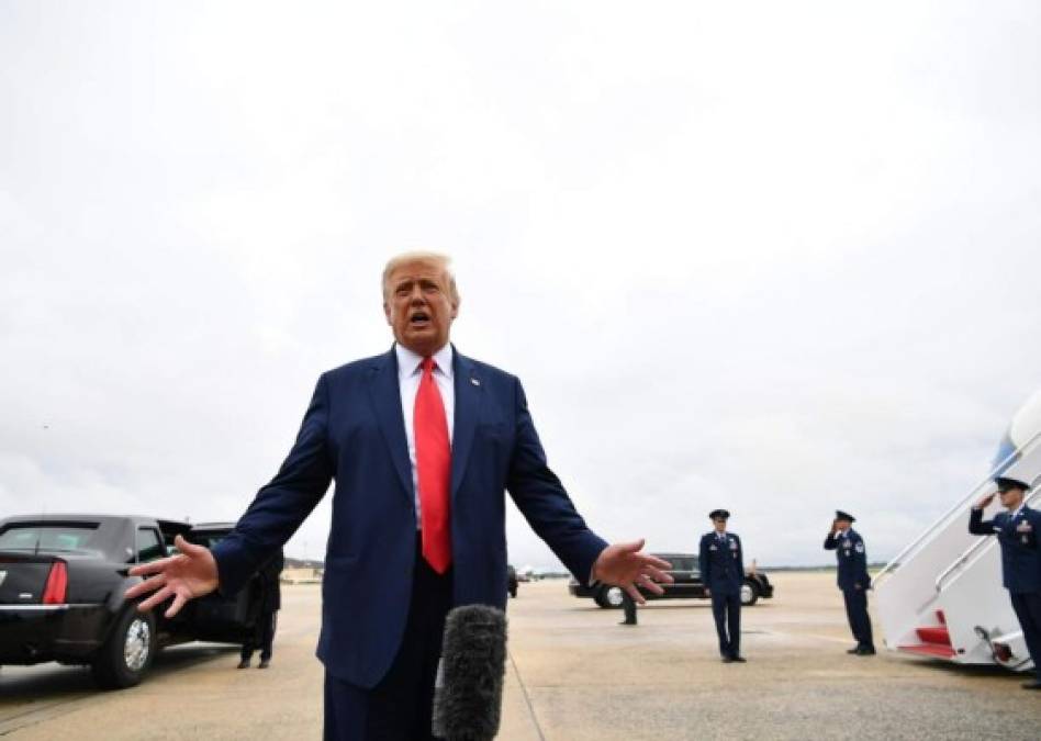 FOTOS: El viaje de Trump a Kenosha, foco de tensiones raciales en EEUU  