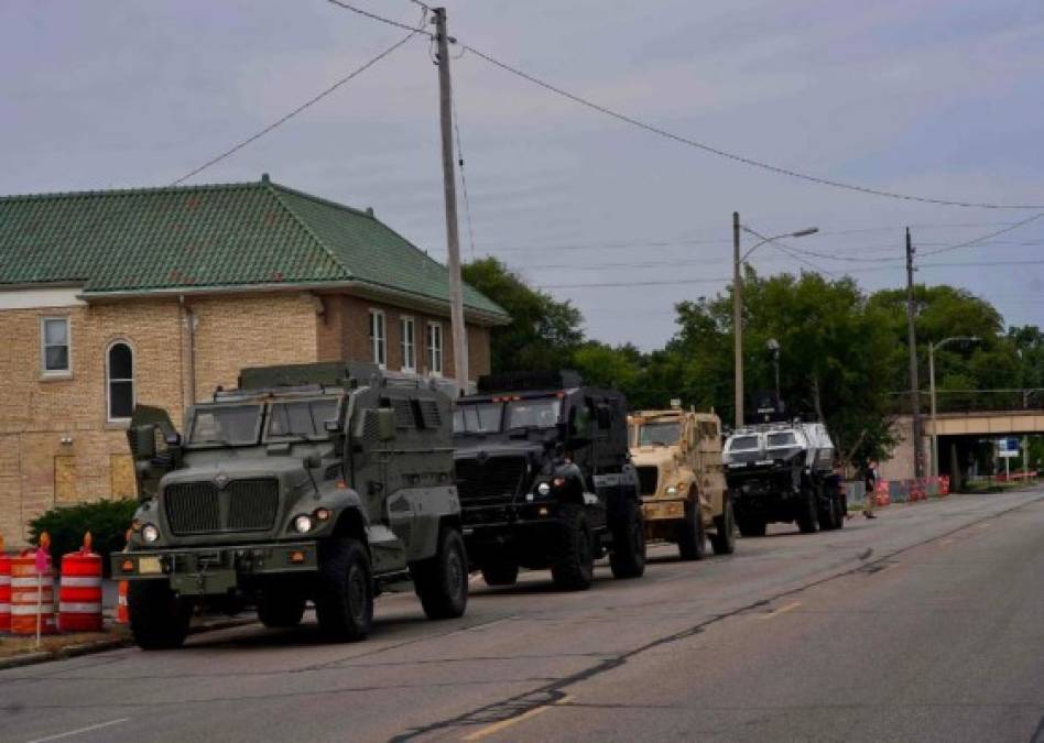 FOTOS: El viaje de Trump a Kenosha, foco de tensiones raciales en EEUU  