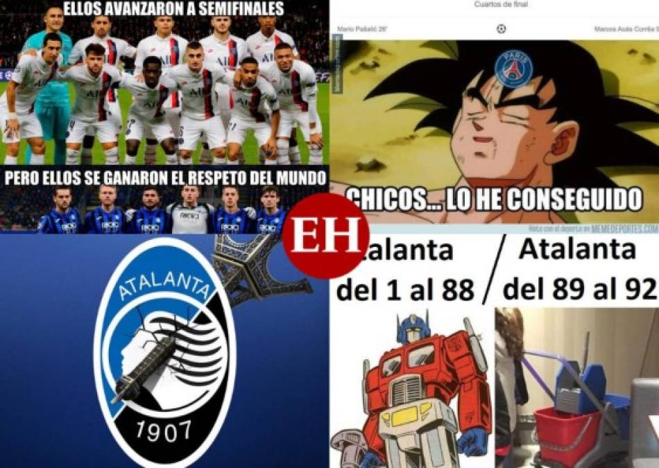 Graciosos memes por la milagrosa clasificación del PSG vs Atalanta