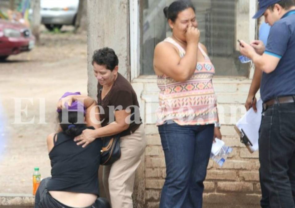 15 imágenes que muestran la muerte y el luto en la capital de Honduras este sábado