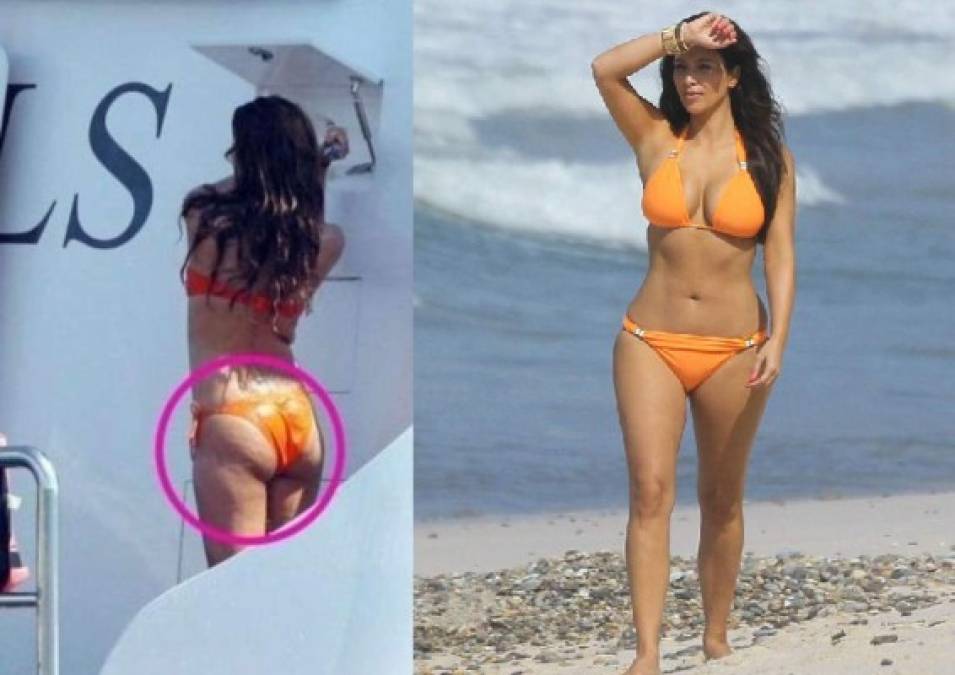 Famosas, pero no perfectas... Ellas no temen usar biquinis y mostrar sus defectos