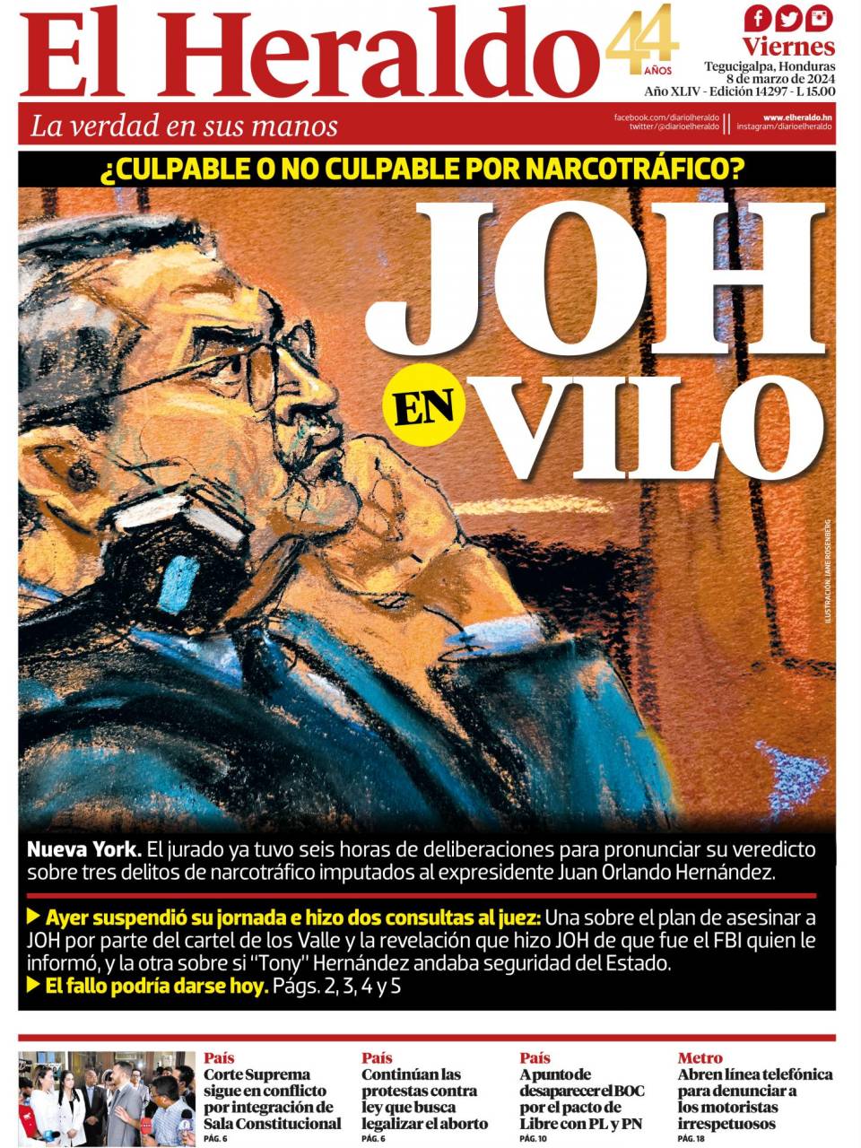 JOH en vilo