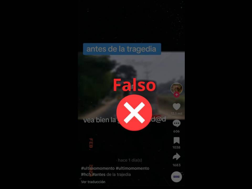 Captura de pantalla a una publicación de TikTok realizada el 1 de marzo de 2024.