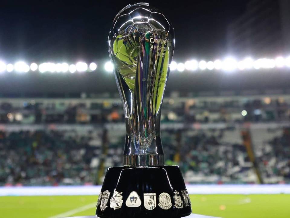 El trofeo que se llevará el campeón de la Liga MX.