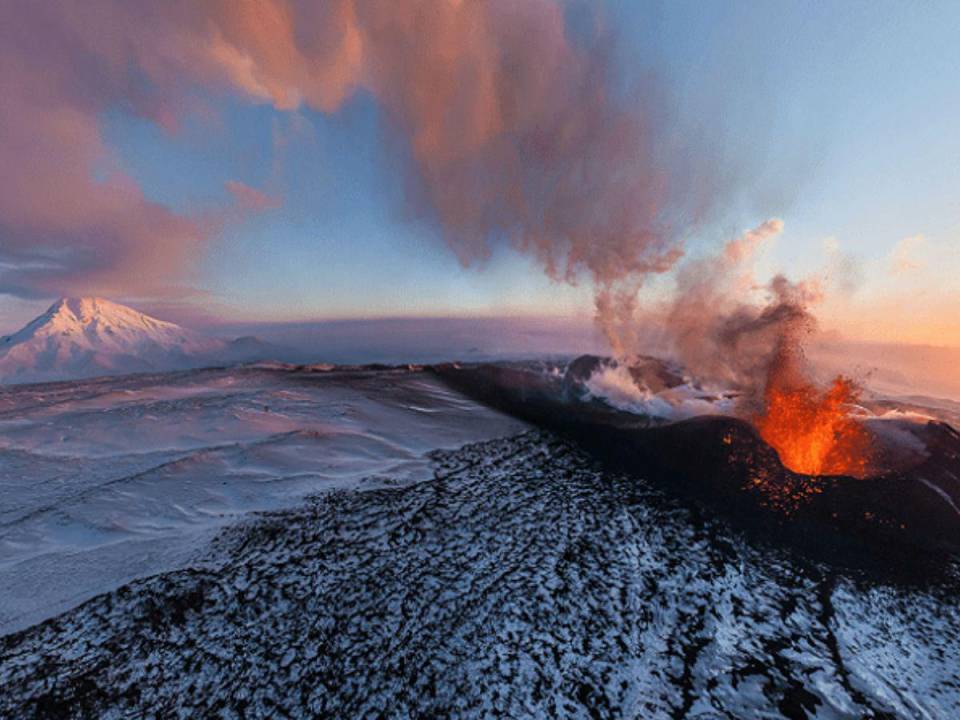 El volcán Erebus expulsa a diario cerca de 80 gramos de oro.
