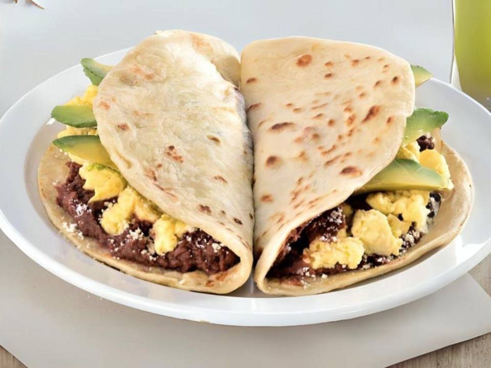 Las baleadas son un plato representativo de la gastronomía hondureña.