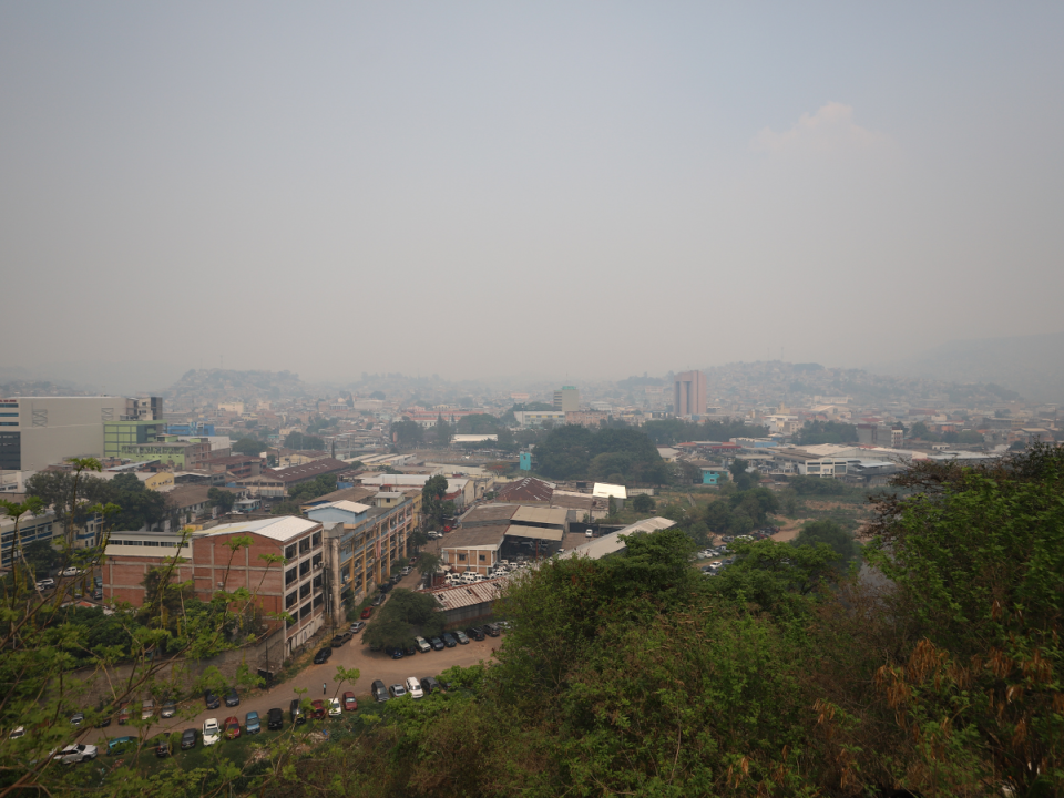 Desde los distintos puntos de la capital se puede observa la cantidad de contaminación en el aire.