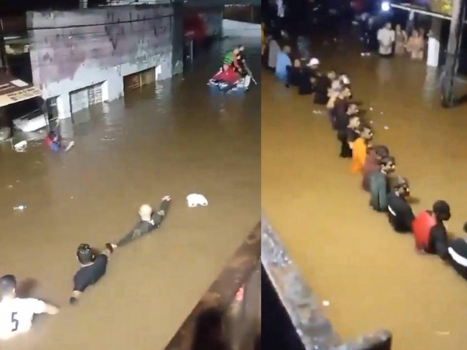 Varias ciudades de Brasil quedaron inundadas tras las fuertes lluvias.