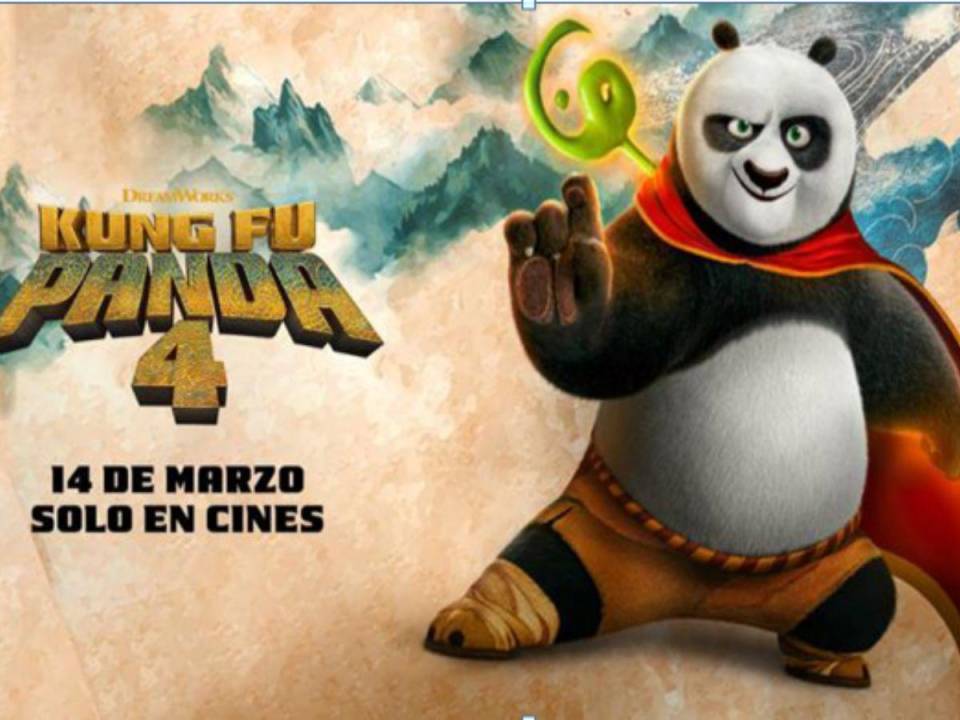 Kung Fu Panda llegará a la salas de cine el próximo 14 de marzo.