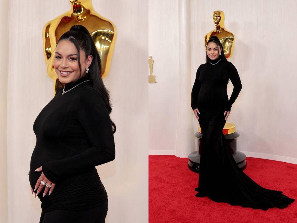 Algunos famosos ya comenzaron a desfilar por la alfombra roja de la gala de los Premios Oscar 2024 y las sorpresas no se hacen esperar. Y es que luego de haberlo negado hace unas semanas, la famosa actriz Vanessa Hudgens dejó a todos boquiabiertos al confirmar su embarazo. Estas son las imágenes.