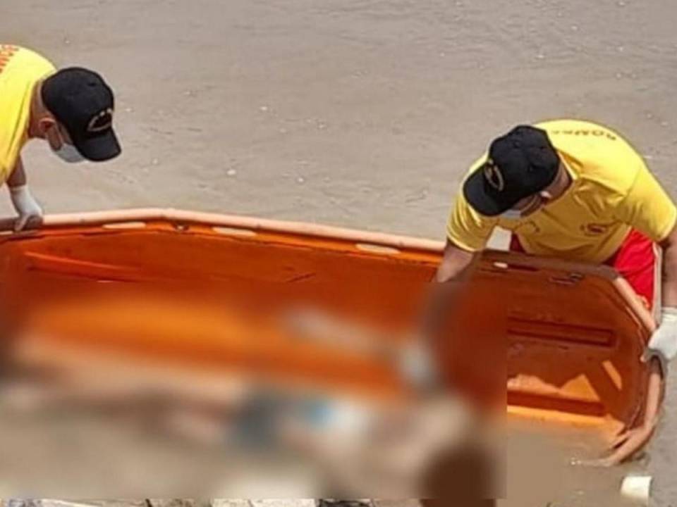 El menor acudió al río Chamelecón para bañar, pero fue arrastrado por la corriente.