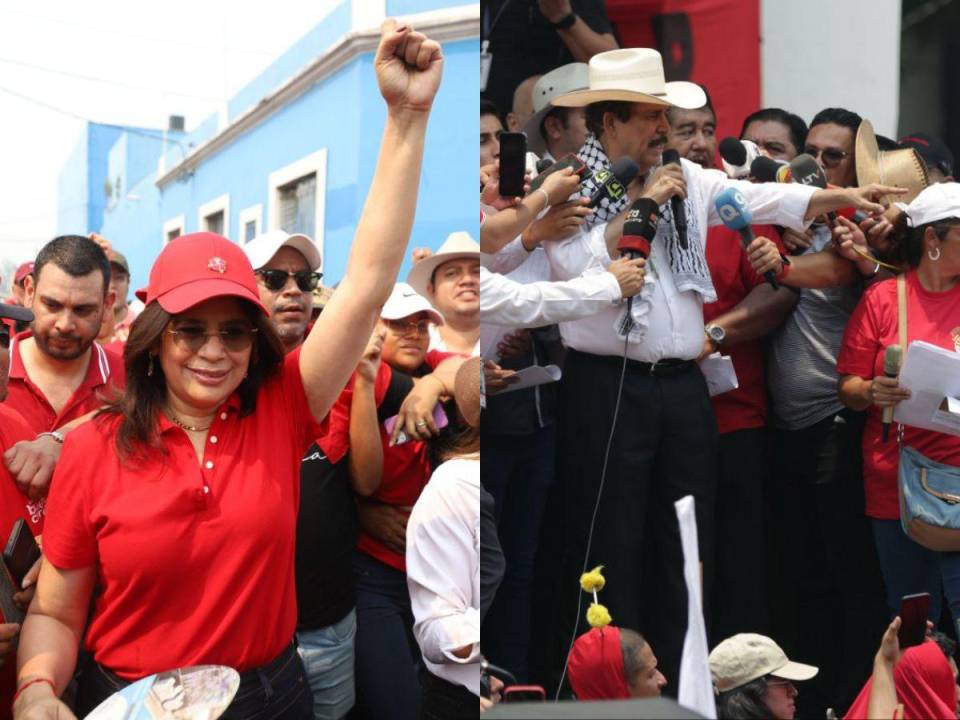 Desde una aspirante a la presidencia, hasta el asesor presidencial, ellos fueron los políticos hondureños que llegaron a la marcha del Día del Trabajador.