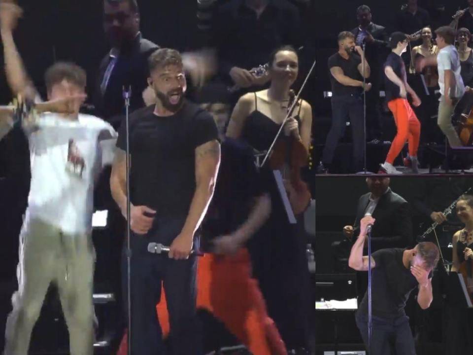 El famoso cantante puertorriqueño Ricky Martin tuvo una emotiva sorpresa en medio de su concierto en Suiza y es que sus mellizos Matteo y Valentino ingresaron al escenario, desatando la locura de los presentes y emocionando a su padre, quien no podía creer lo que estaba viviendo. A continuación las imágenes.