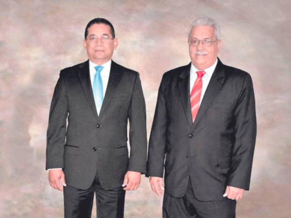 Imagen de archivo de los magistrados Juan José Pineda y Ricardo Rodríguez.