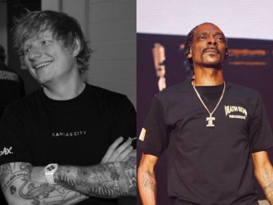 Ed Sheeran y Snoop Dogg tiene una relación estrecha de amistad pesar a tener estilos completamente diferentes.