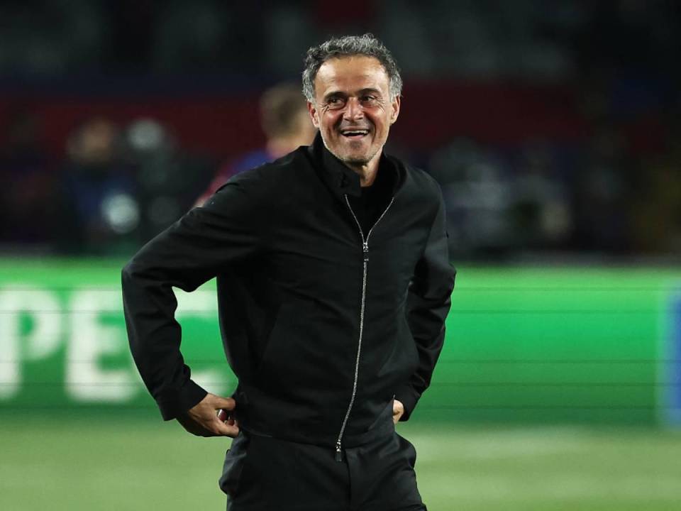 Luis Enrique no ocultó su alegría por poder pasar a semifinales con el PSG.