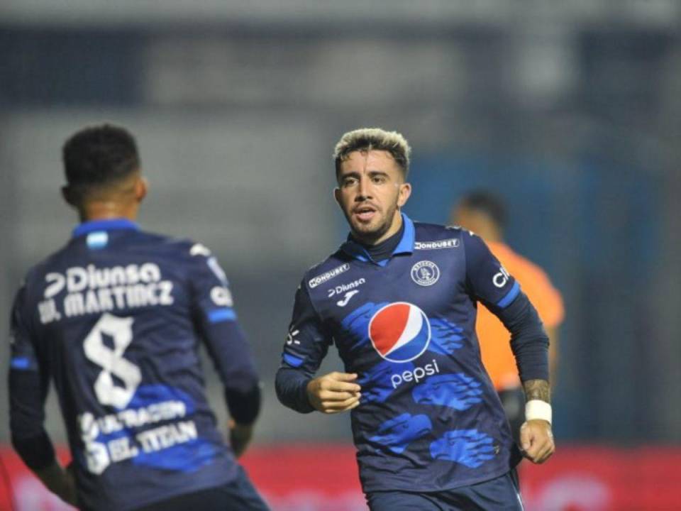 Agustín Auzmendi consiguió el empate para Motagua de forma inmediata.