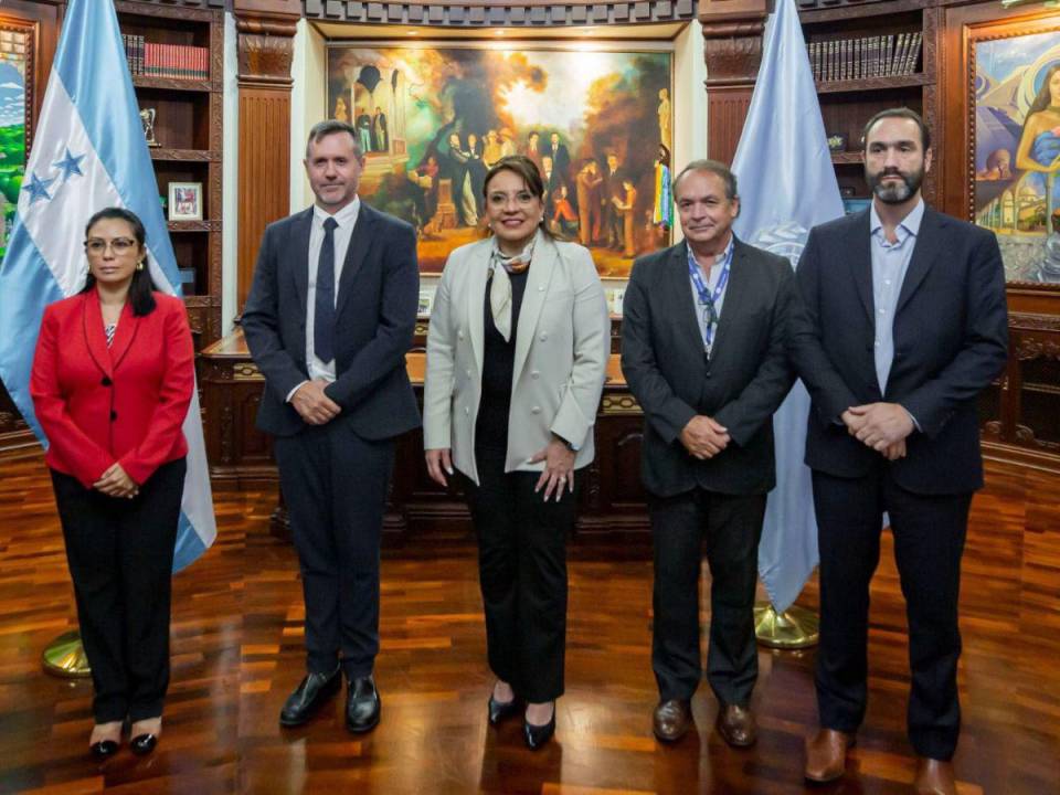 Los expertos y el jefe de Asuntos Políticos de la ONU, Andrés Salazar, se reunieron el pasado miércoles con la presidenta Xiomara Castro.