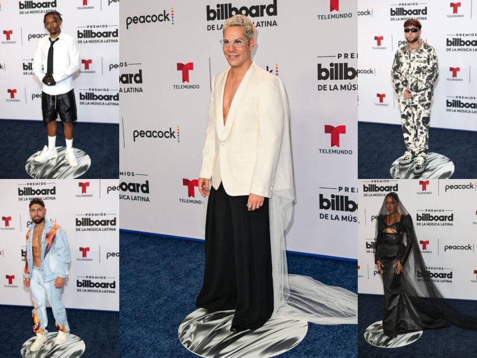 Estos cantantes no acertaron a la hora de elegir su atuendo para desfilar por la alfombra roja de los Latin Billboard a la música latina y sus extravagantes atuendos dieron comentarios más negativos que positivos. A continuación las imágenes.