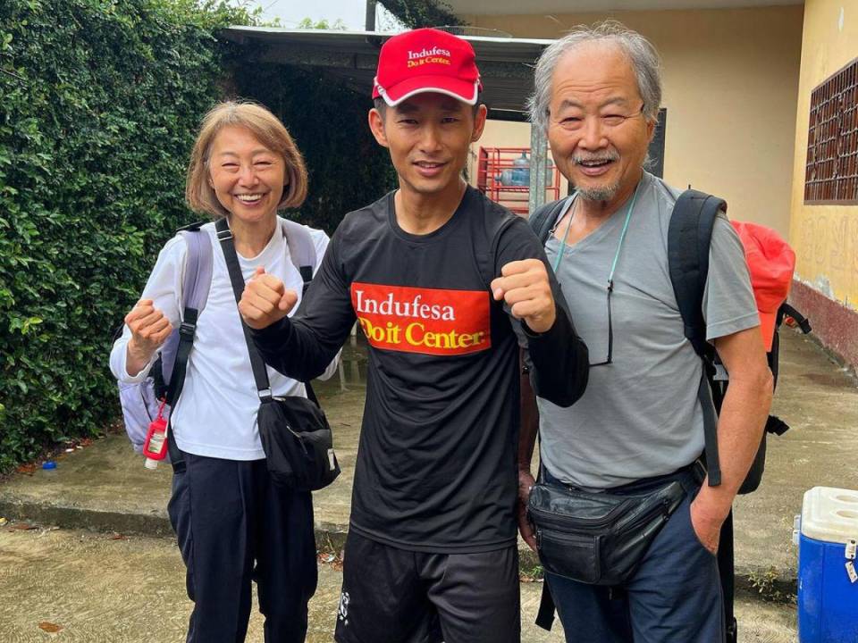 Los padres de Shin Fujiyama acompañarán a su hijo en el inicio del recorrido hacia Tegucigalpa.