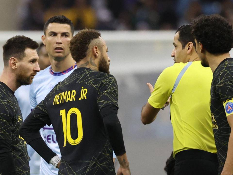 Messi y Ronaldo se vieron las caras por última vez en la Riyadh Season Cup.