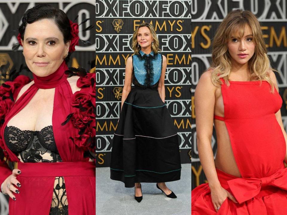Las principales estrellas de la televisión brillaron en la alfombra roja, otros no tanto, durante la gala de los Emmy, en una agitada semana de entregas de premios en Hollywood.