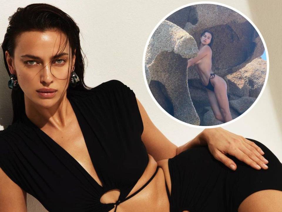 La supermodelo rusa Irina Shayk ha dejado claro que no teme desnudarse y exhibir su piel en una sesión de fotos en medio de un entorno rocoso durante sus vacaciones de verano.