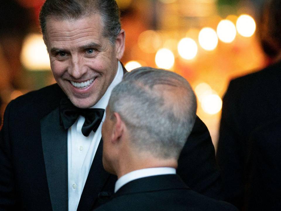 Hunter Biden llega para brindar durante una cena oficial de estado en honor del primer ministro de la India, Narendra Modi, en la Casa Blanca en Washington, DC, el 22 de junio de 2023.