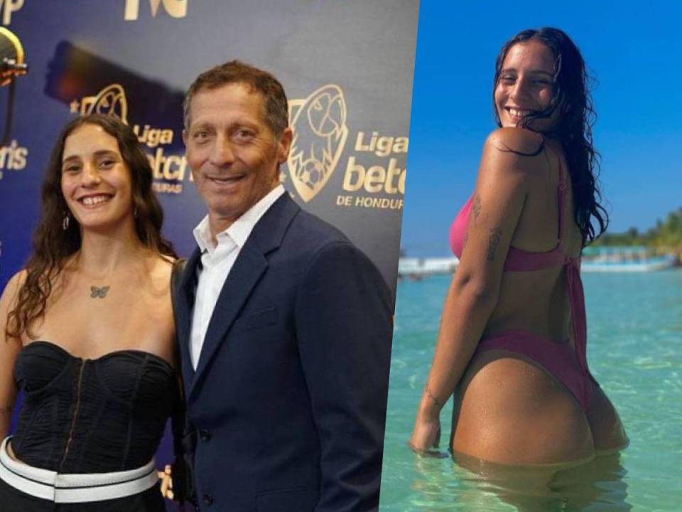 Hija de Pedro Troglio deslumbra en su visita a Honduras tras los premios de la Liga Nacional de Honduras, donde encantó a muchos con sus fotos en la Playa.