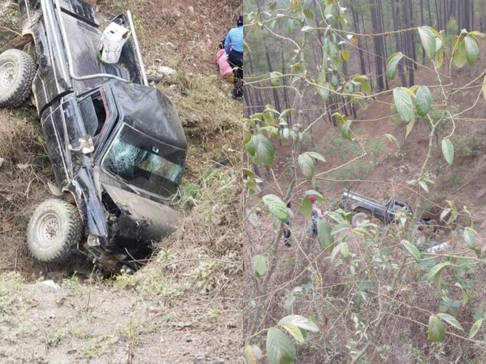 Una señora murió y cinco personas, entre ellos una madre y sus dos hijos, quedaron gravemente heridos, por lo que fueron trasladados al Hospital Escuela de Tegucigalpa para salvarles la vida. El vehículo se salió de la carretera de tierra y voló hasta caer a un abismo en Guaimaca.