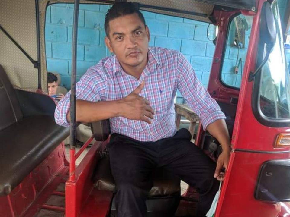 Wilmer Argueta fue raptado en la mototaxi que conducía.