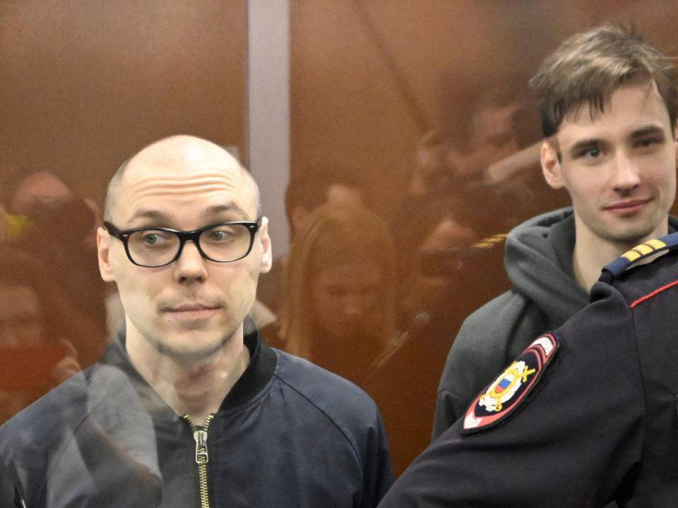 Artiom Kamardin, de 33 años, y de Yegor Shtovba, de 23, fueron condenados.