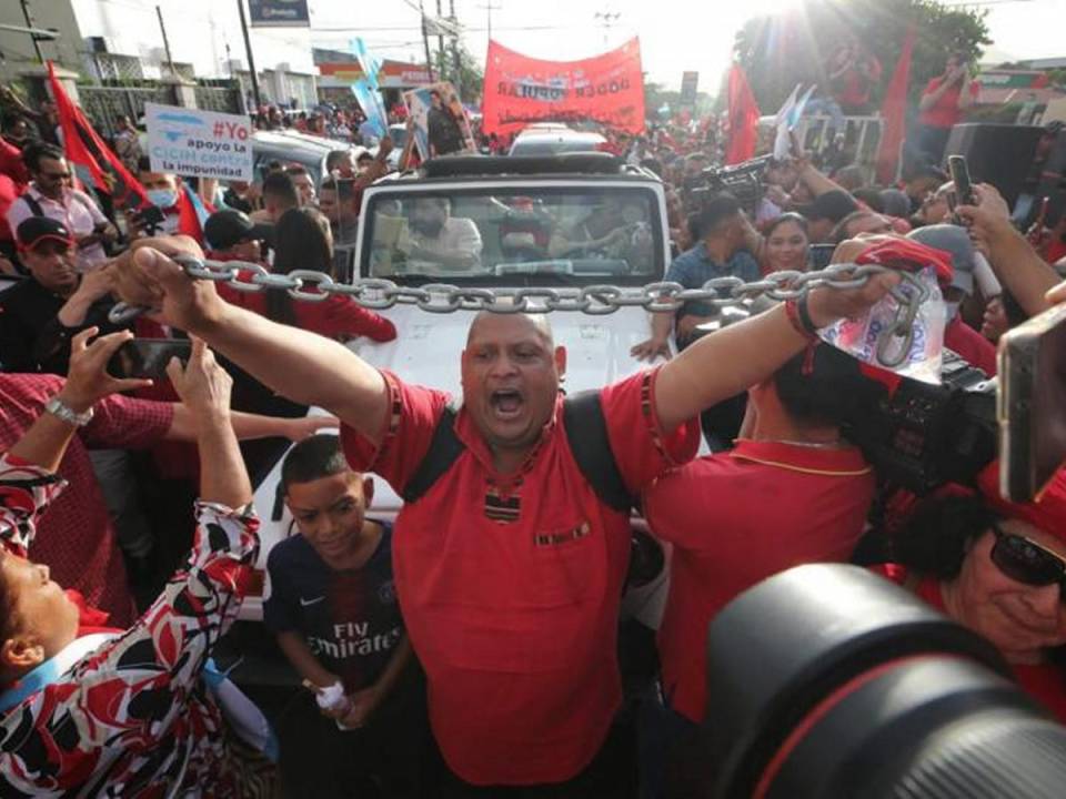 La Casa Presidencial y la militancia del partido en el gobierno recorrerá cuatro kilómetros hasta el Congreso Nacional.