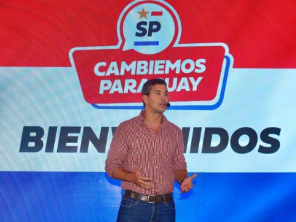 Santiago Peña, aspirante presidencial de Paraguay.